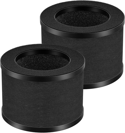 2 Pack TZ-K1 HEPA Replacement Filter Compatible with FreAire KN6391, Compatible with ToLife TZ-K1, Compatible with MK-01 MK-06, MJ012H, 3-in-1 HEPA Filter Replacement for Smoke Pollen, Black