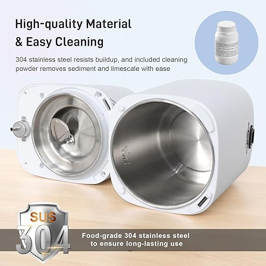 Intelligent Water Distiller Machine for Home-1.1 Gal Home Countertop Distilled Water Maker with Real-time Monitoring for Distilling, 750W Distiller Maker Purifier with 4L Glass Container for Table