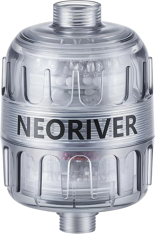 High Output Revitalizing Shower Filter - Reduces Dry Itchy Skin, Dandruff, Eczema, Softens Hard Water and Dramatically Improves The Condition of Your Skin, Hair and Nails