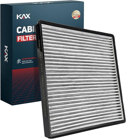 KAX Cabin Air Filter, CF11667 Replacement for Chevy Camaro 2010 2011 2012 2013 2014 2015, w/Activated Carbon Passenger Compartment Air Filter, Filter Up Dust Pollen