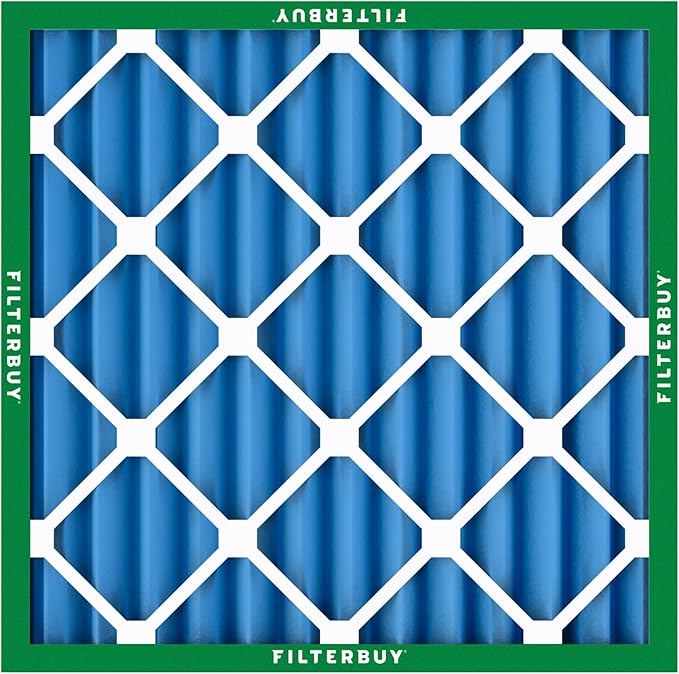 Filterbuy 14x14x2 Air Filter MERV 13 (MPR 1900) Health Defense Replacement (1-Pack), Electrostatic Pleated HVAC AC Furnace Filters, Made in USA (Actual Size: 13.50 x 13.50 x 1.75)
