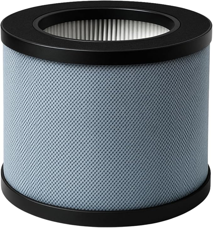 Nispira JH01 MK01 3-in-1 HEPA Filter Replacement For Air Purifier AROEVE MK01, ALROCKET JH06, Elechomes EPI081 EP1081, Intelabe EPI080 EP1080, Kloudi DH-JH01 DH-JH06, Pomoron MJ001H, 1 Pack