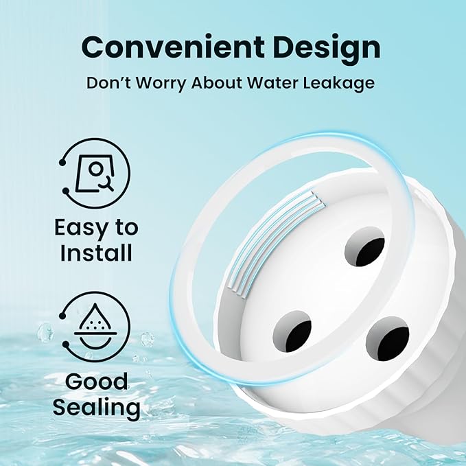 ICEPURE JFC011 Replacement for EPIC Water Filter Pitcher, Compatible with Epic Pure, Aquagear, Seychelle Water Pitcher or Dispenser, 2PACK