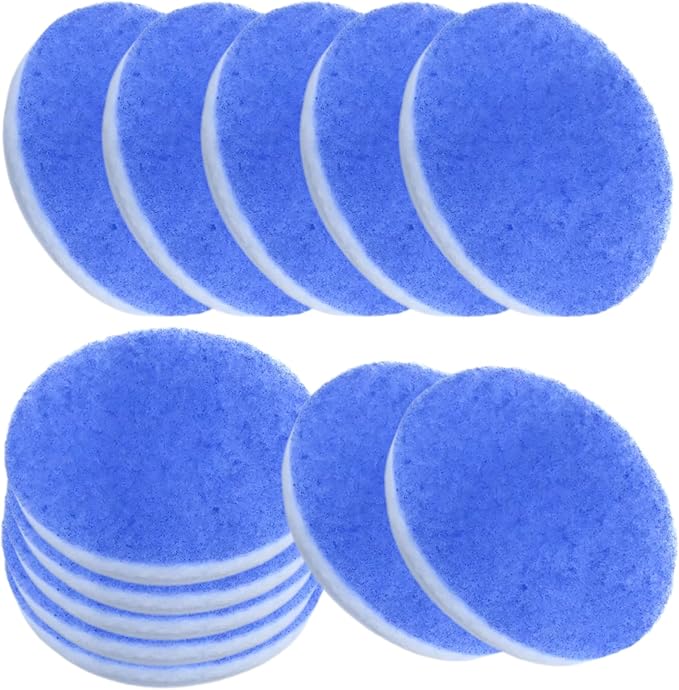 6 or 12Pcs 5.25 Inches RV Air Filter, Round Air Duct AC Filter, RV AC Vent Filter, MERV-6 RV Air Conditioner Filter (12)