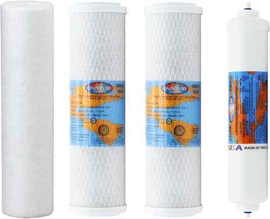 5EZ50 PureValue Compatible RO Filter Replacement Kit - Cartridges for Under-Sink Reverse Osmosis Water Filtration