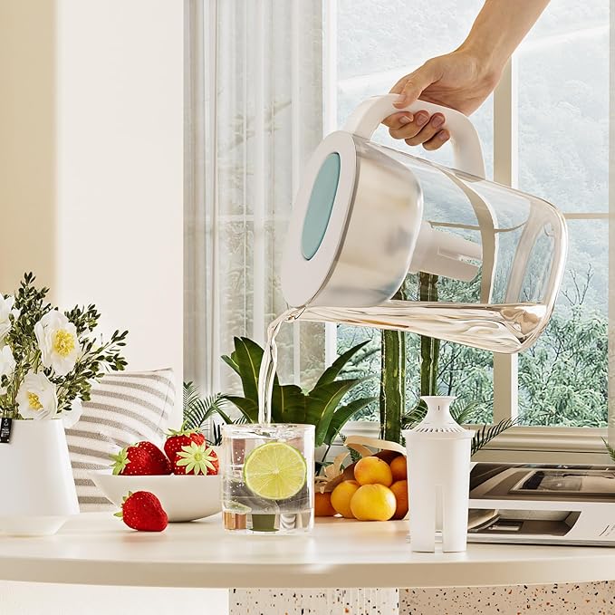 Replacement for Brita® Water Filter, Pitchers and Dispensers, NSF Certified Water Filter Replacement for Brita® Classic, OB03, Mavea® 107007 35557, 3 PCS Water Pitcher Filter