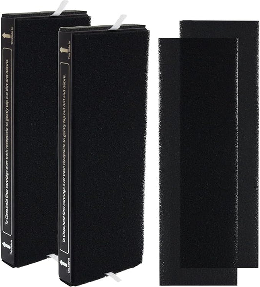 PUREBURG AH60010 Replacement Filter Compatible with Hoover WH10100 WH10200 & Oreck AK60010QPC Air Purifiers,2-Pack H13 True HEPA Air Clean Dust