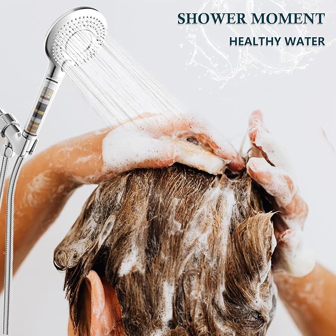 Replacement Filter for Shower Head,Compatible with FEELSO Filter Shower Head Handheld,15 Stage Filter for Hard Water Remove Chlorine and Harmful Substances.（2 Pack）