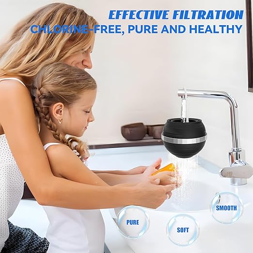 Bath Filter for Tub Faucet with 2 Filters, Bathtub Filter 10 Stages Water Filter 2,500 Gallons of Filtration Shower Water Filter Healthier Skin and Hair