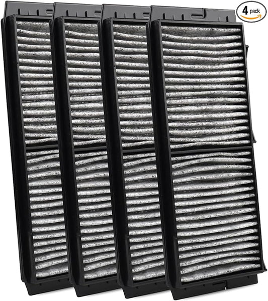 4-PACK HEPA Cabin Air Filter Fits for Mazda 3 2010-2013, Mazda 3 Sport 2010-2014 Activated Carbon Cabin Filter Replacement CF11672 BBM4-61-J6X Accessories