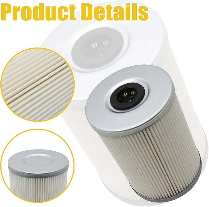 Fuel Water Separator Filter with O-ring (2Pcs) Fit for John Deere 1575 1570 1580 1585 3032E 3033R 3038E 3039R 3046R 4044M 4044R 4052R 7400A 7500A Replace for MIU802421 7029012 7020012 SN25127 50352550