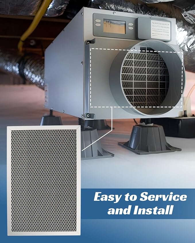 5695 Washable Dehumidifier Filter MERV 8 Fit for AprilAire Whole-House Dehumidifier E070 1820 E070Z E070T 1820Z E070KZ E070KZM E070N,2 PCS