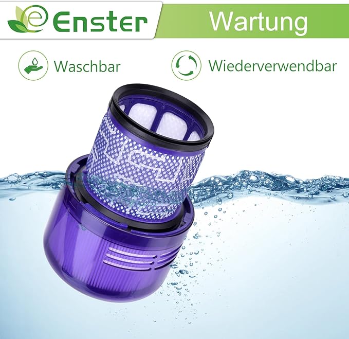 Replacement Filters for Dyson V11 Animal, V11 Torque Drive, V11 Extra Vacuum 3 Pack Filters Replacement for V15 Detect V15s Detect Submarine Vacuums Replace Part # 970013-02