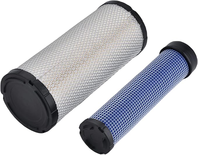 59800-26110 3A111-19130 Air Filter Kit Compatible with Kubota Skid Steer SSV75C SSV65C SSV75 SSV65 SVL75C SVL75-2 Excavator KX080-4 KX080-3 Tractor L4740 L5040 L5240 L5740