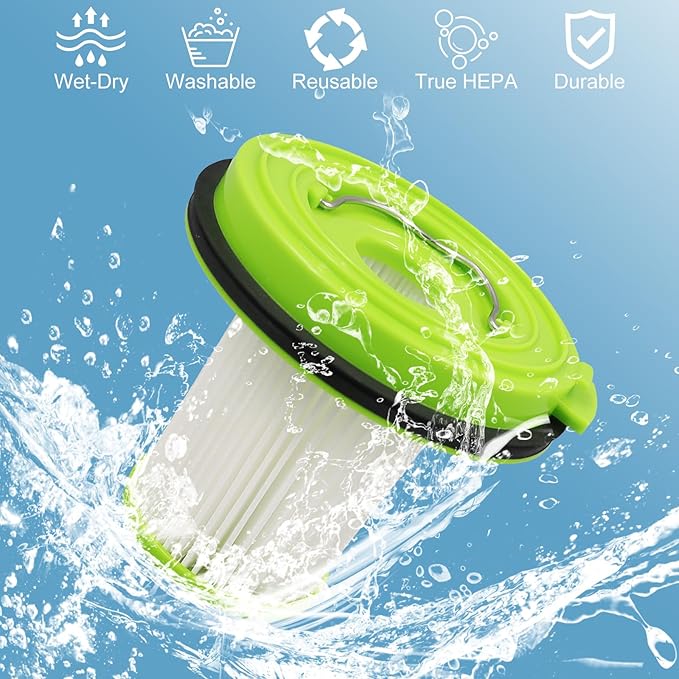 4 pack CleanView XR Pet Vacuum Features Filter Compatible With CleanView XR Pet 300W Lightweight Cordless Vacuum 3797V and 3789U, Part Number: 1638010