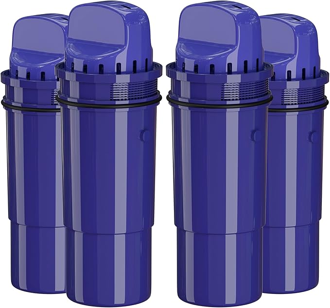 Water Filter Replacement for PUR Pitchers & Dispensers, CRF-950Z, PPF900Z, PPF951K, 4-in-1 Filter System, Reduce Chlorine, PFOA and PFOS, Odor, 4 Pack,by NUTTUTO