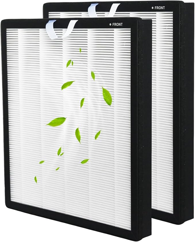 Vital 100S Replacement Filter Compatible with Levoit Vital 100S,Vital 100S-P Air Purifier,H13 True HEPA and High-Efficiency Activated Carbon Vital 100S-RF Fiter, 2 pack