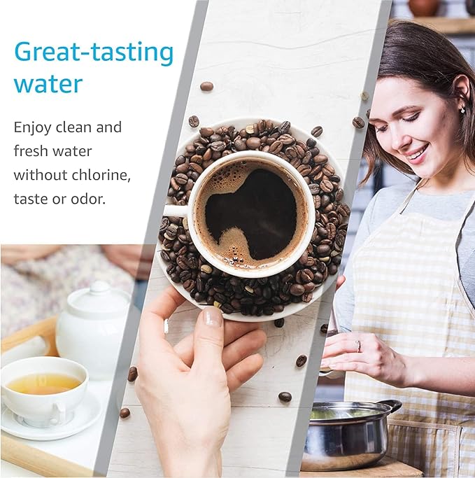 AQUA CREST Water Filter, Intended for Brita® Elite® Water Filter, Pitchers and Dispensers, Everyday, UltraMax, Metro+, XL and More, Lasts 6 Months, 1 Pack