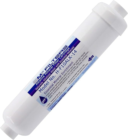Alkaline Water Filter Replacement Cartridge | Mineral Cartridge for Alkaline Water Filters System | Essential Minerals for Water (1, Alkaline Cartridge Only)