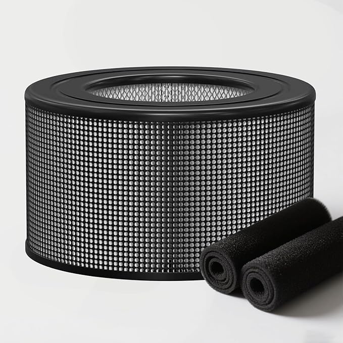 21500 H13 Replacement HEPA & Carbon Pre Filter Kit For Honeywell 50150 51500 61500 11500(EV-15) 18150 11520 17200 Air Purifiers OEM Part, Air Cleaner Purifier(1 HEPA + 2 Carbon Pre-Filter)