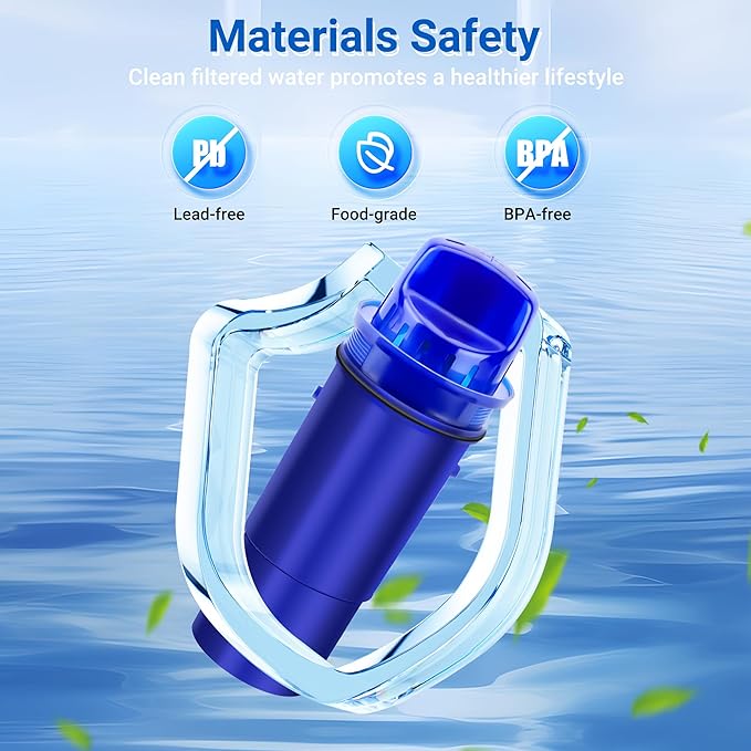 Water Filter Replacement Compatible with PUR Pitcher and Dispenser CRF950Z, CRF-950Z, PPF900Z, PPF951K, 4-in-1 Filter System, Effectively Reducing Lead, PFOA, and PFOS, Pack of 3, By DESENRUIS