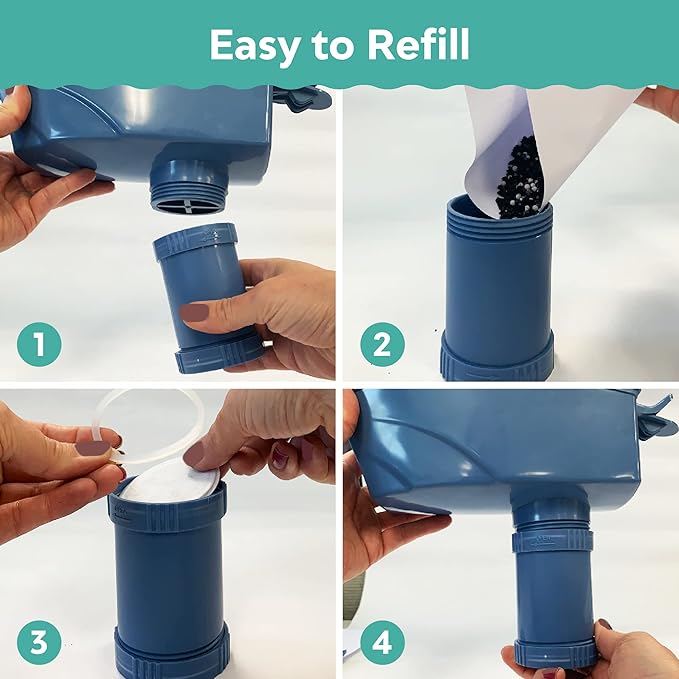 APPLIED MEMBRANES INC. Water Pitcher Filter Refills, Replacement Filters for HD-62GWP, 3 Pack