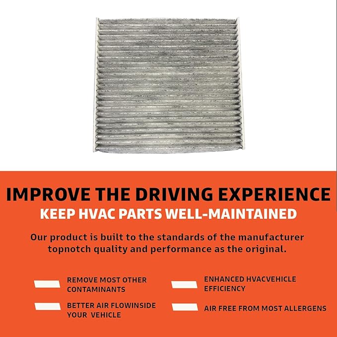 Cabin Air Filter Replacement - Pack of 1 - Made in USA - Compatible with 1995-2000 Lexus LS400 4.0L; Replaces O.E. 8713950010 and 87139YZZ02