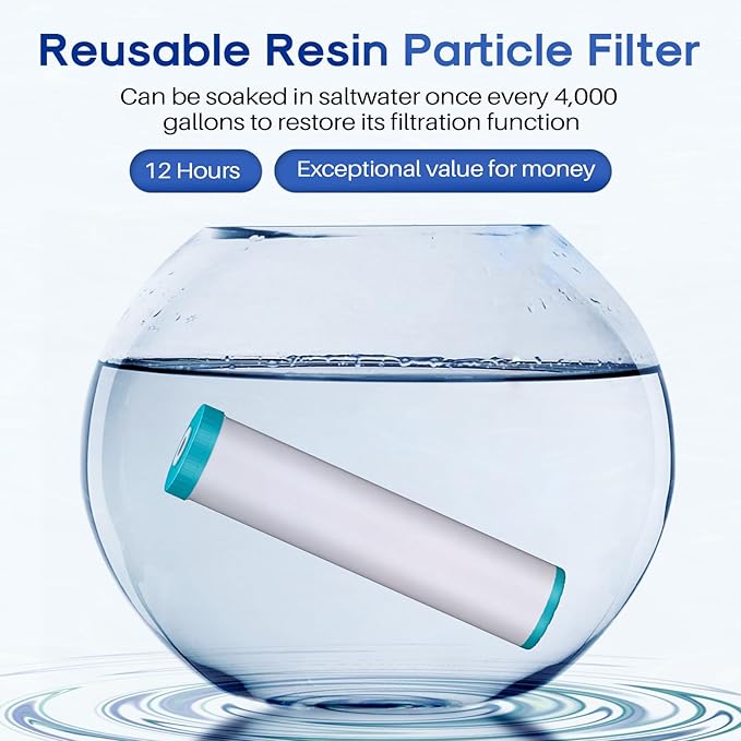 ICEPURE 20" x 4.5" GAC Filter, 5 Micron 20-Inch Whole House Granular Activated Carbon Water (GAC) Filter Replacement for GAC-20BB, FG25B-KS, FI-CAB20-BB, RFN20BB-C 1 Pack