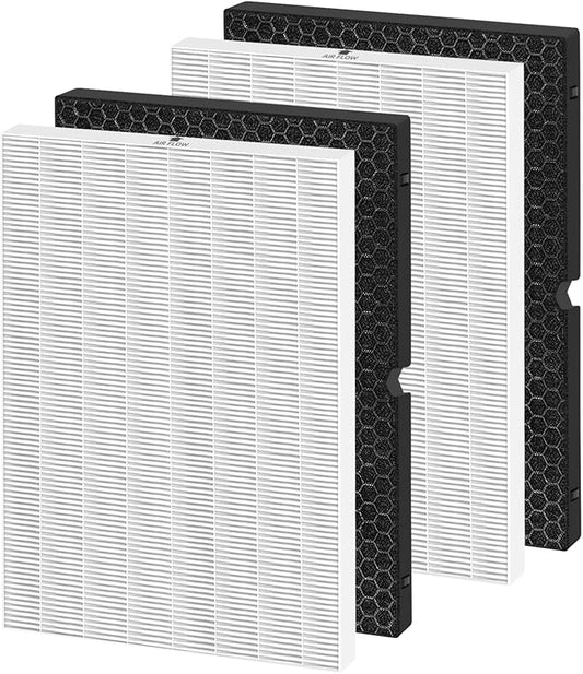 116130 Replacement Filter H for Winix 5500-2 5510 AM80 Air Purifier, 2 Pack H13 TRUE HEPA and Activated Carbon Filter by APPLIANCEMATES