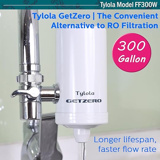 Faucet Water Filter for Kitchen Sink,Stainless Steel NSF Certified Water Purifier,Reduces 99% Chlorine, Lead, Toxins, Biological Impurities,Premium Version.