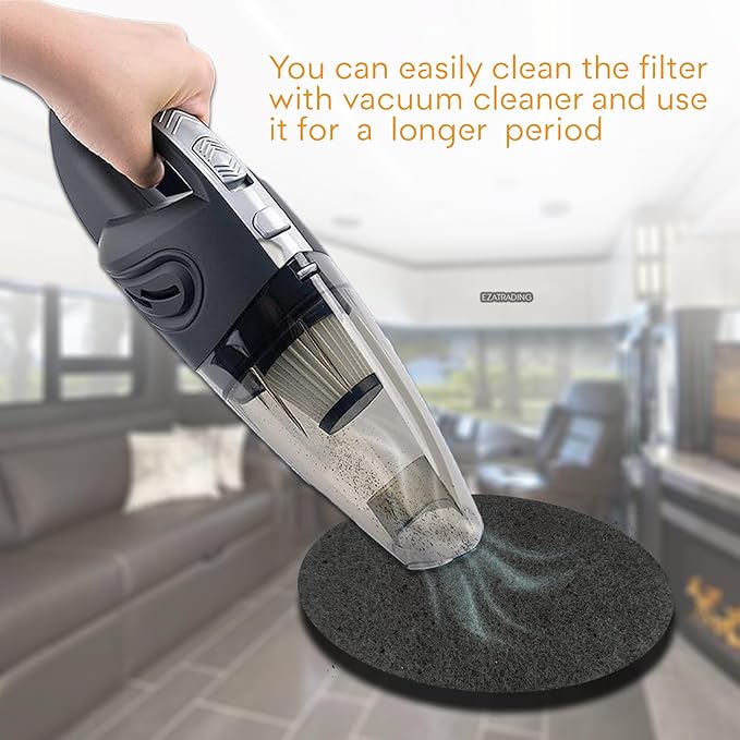 RV Premium Charcoal Activated Carbon Fiber Air Conditioner Filter - Air Duct AC Carbon Filter Replacement for RV AC Vent (8 Pack, 5.25" Round)