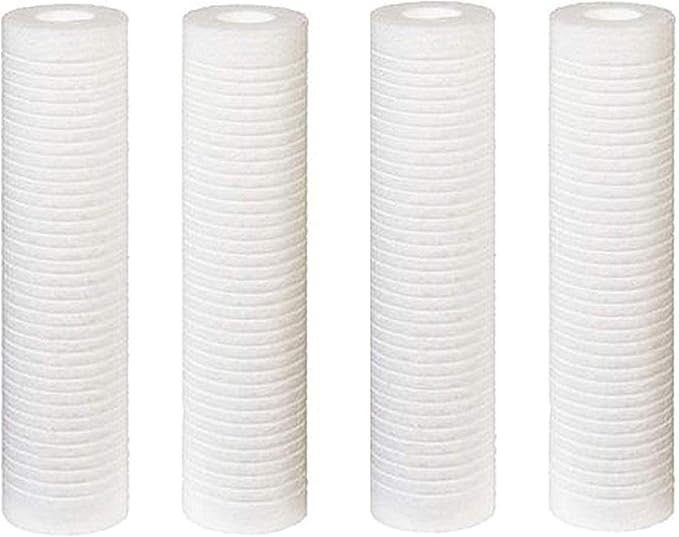 CFS – 4 Pack Ice-maker Pre-Filter Cartridges Compatible with K00173 Models – Remove Bad Taste & Odor – Whole House Replacement Water Filter Cartridge - White