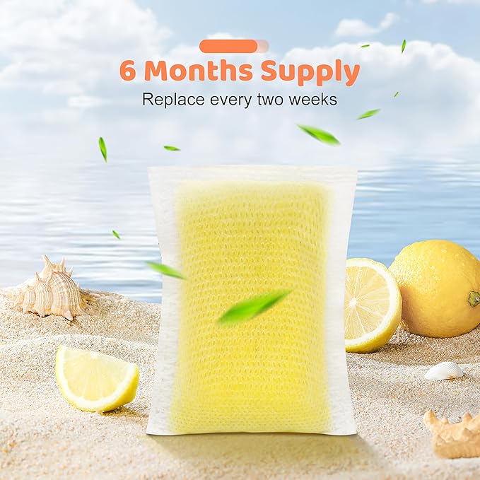 12 Packs Cat Litter Deodorizer Compatible with Whisker OdorTrap Pod, Odor Remover Refills for Litter-Robot 4 Filter Pocket and Litter-Robot 3 Waste Drawer