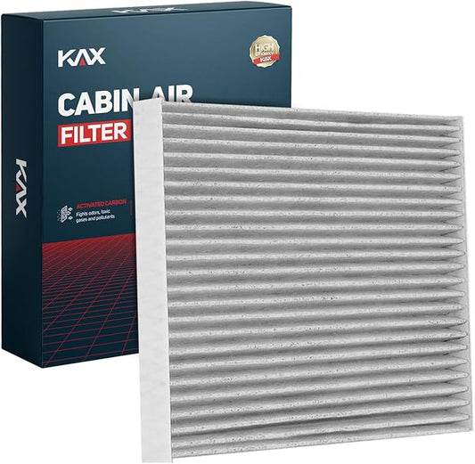 KAX Cabin Air Filter, CF10550 Replacement for Nissan Rogue L4 2.5L 2008-2013, Rogue Select S 2014-2015, Sentra L4 2.0L/ 2.5L 2007-2012, Premium Cabin Filter with Activated Carbon