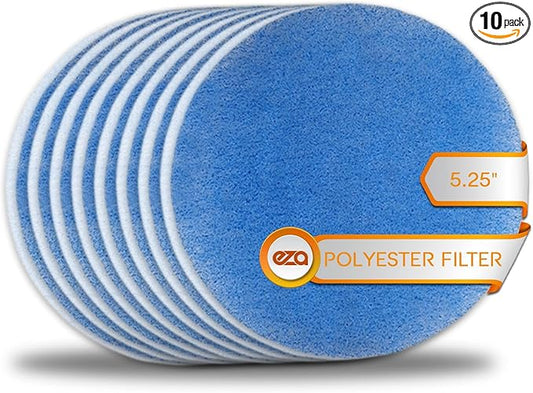 RV Air Conditioner Filter - 5.25" Round Air Duct AC Filter Replacement MERV 8 Air Filter (10 Pack)