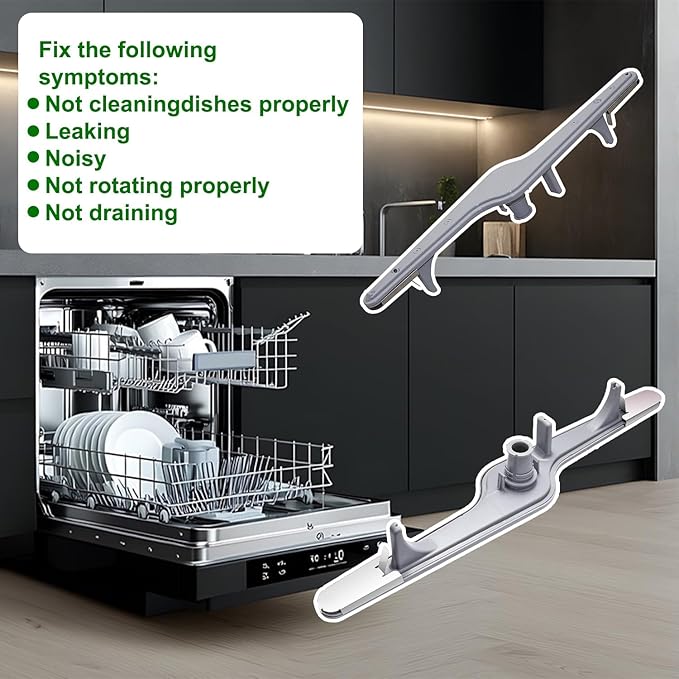 154568002 Dishwasher Lower Wash Arm Assembly For Frigidaire Electrolux Dishwasher Bottom Lower Spray Arm 154568001 5304517203 AP3958746 EA1524955 1196170 1542508-Grey