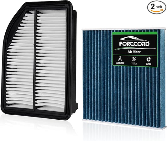 Cabin & Engine Air Filter Fit for Honda CR-V CRV CR V 2012 2013 2014 L4 2.4L Activated Carbon Cabin Filter Replacement Air Filter CF10134 CA11258 Car Accessories