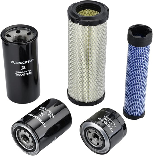 Maintenance Filter Kit Compatible With Branson Tractor 2515H Replace HRA0500702A9 TA00043153B TA00025525 EA00004647A