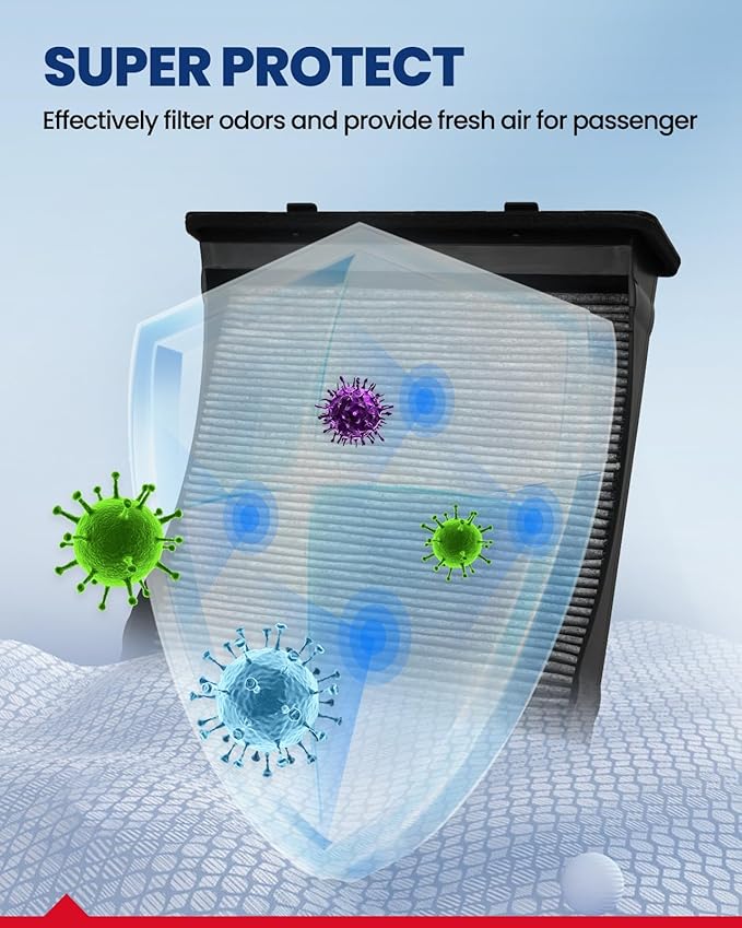 KAX Cabin Air Filter, CF10930 Replacement for Forester 2009-2018, Impreza 2008-2016, Crosstrek 2016-2017,WRX WRX STI 2013-2021,XV CROSSTREK w/Activated Carbon Passenger Compartment Air Filter