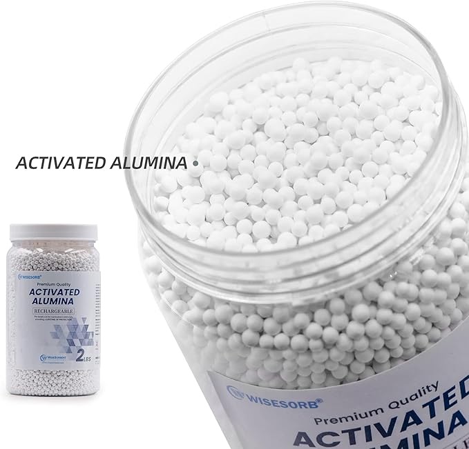 2 LBS Activated Alumina, Alumina Desiccant Great for Filament Drying, Reusable Dessicant Dehumidifiers Desiccant Moisture Absorber Prevent Wet Filament