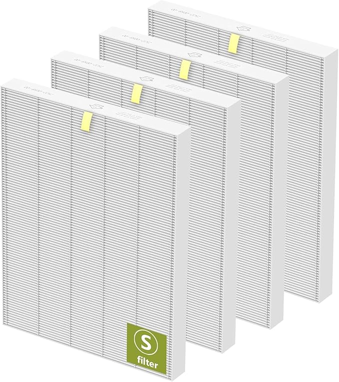 C545 Replacement Filter Compatible with Winix C545 Air Purifier, 4 Pack C545 True HEPA Type S, Part Number 1712-0096-00