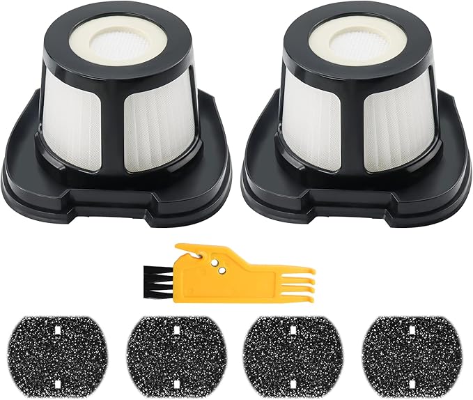 2284W 2390A Vacuum Replacement Filter for Bi-ssell Pet Hair Eraser Filter Hand Vacuum 2390 2389 2579, Compared to Part # 1614212 1614203 1614204 (2 Mesh Filter and 4 Foam Filter)