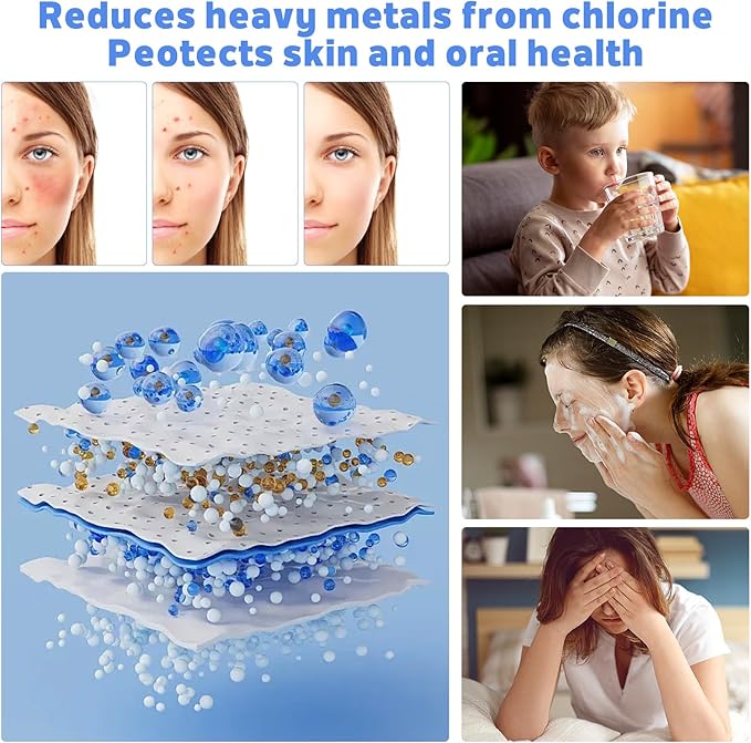 3 Pack Sink Water Filter Faucet, Universal 360 ° Rotating Kitchen Faucet Water Purifier, Bathroom Faucet Filter Removes Chlorine Fluoride Hard Water for Home Kitchen (B-8 Pcs)