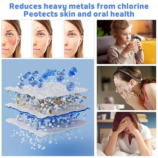 8 PCS Sink Water Filter Faucet Set, Universal 360 ° Rotating Kitchen Faucet Water Purifier, Bathroom Faucet Filter Removes Chlorine Fluoride Hard Water for Home Kitchen & Bathroom