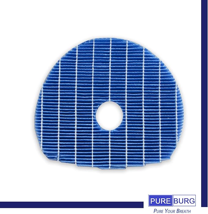 PUREBURG Replacement Filter Set Compatible with Sharp KC-860U PlasmaCluster Air Purifier, H13 HEPA + Activated Carbon + Humidifier Filter