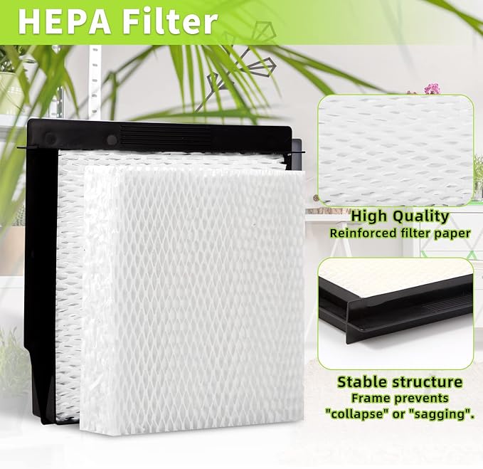 1040 Essick Humidifier Wick Filter for AIRCARE Air Humidifier B23 DP3 B40 B40-C 3D6-100 5D6-700 7D6-100 B23-710 B23-810 D46-720 CM330 500 700 3000 Series Fit MoistAir Models: MA-0300 MA-0500-4 Pack