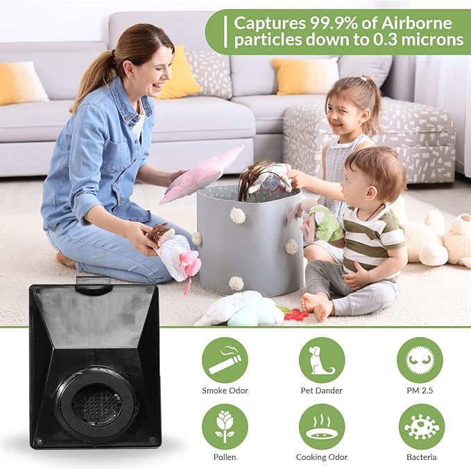 Replacement HEPA Vacuum Filter Compatible with Rainbow E2 Series Part R12179 & R12647B Attachment, Washable and Reusable 1 PK