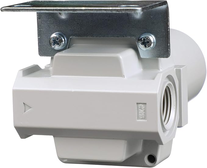 PneumaticPlus SAF400-N04BD-MEP Compressed Air Filter 1/2" NPT, 10 Micron Element, Metal Bowl, Auto Drain, Bracket Included