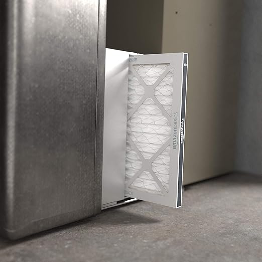 Amazon Basics 12x12x1 Air Filter 6 Pack, MERV 11 AC Furnace Filters (Actual Size: 11.75" x 11.75" x 0.75")