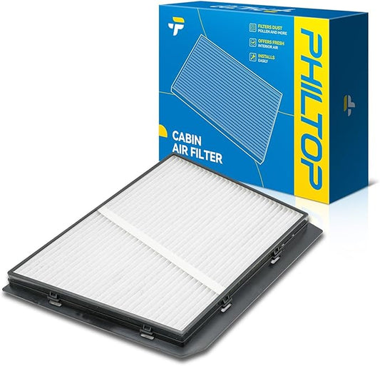 PHILTOP Cabin Air Filter, Replacement for CF12527, 2014-2024 ProMaster 2500, 2014-2024 ProMaster 1500, 2019-2024 ProMaster 3500, Cabin Filter with Activated Carbon Filter Up Dust Pollen Odor
